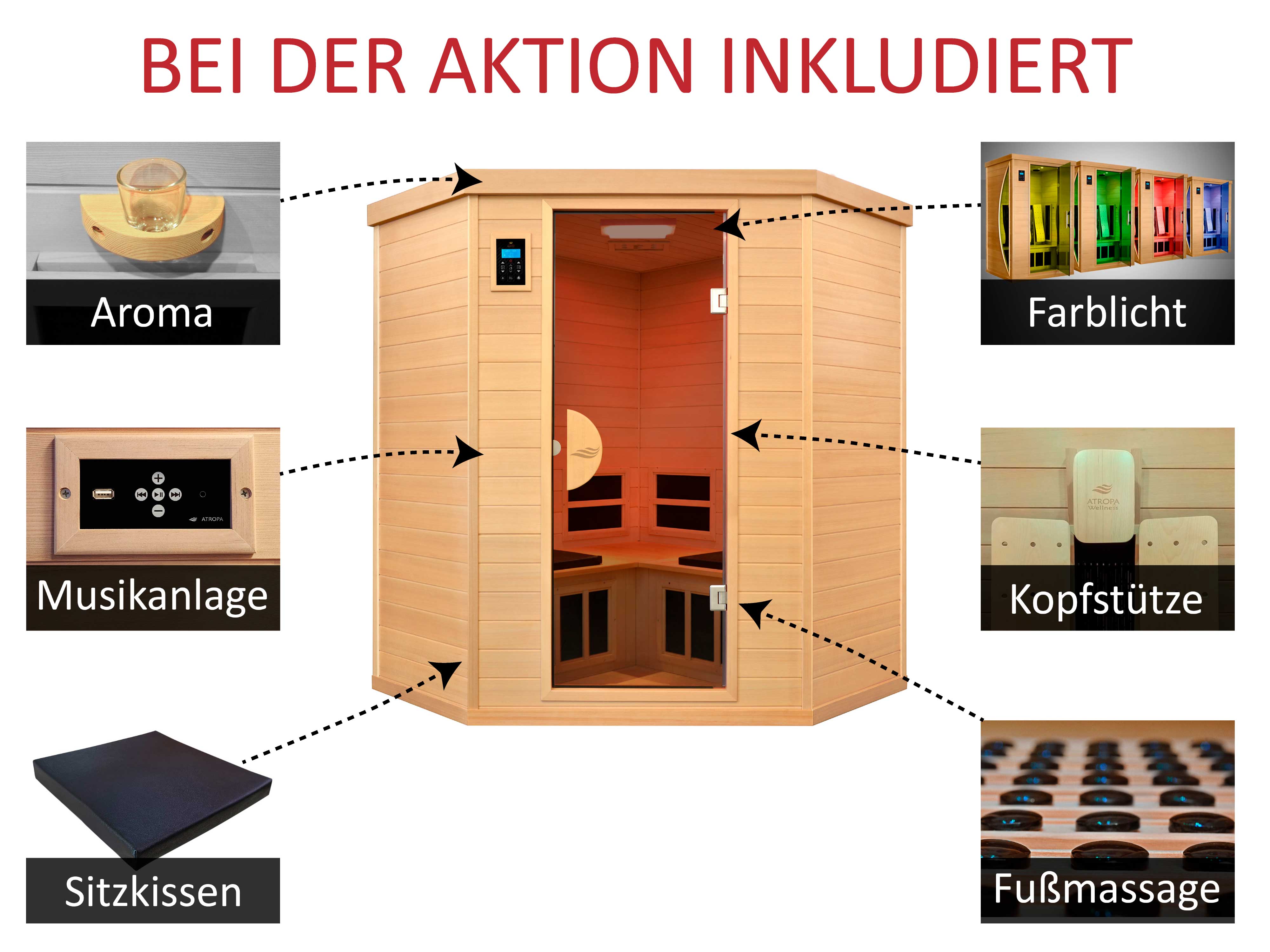w zestawie z pakietem Wellnesspaket